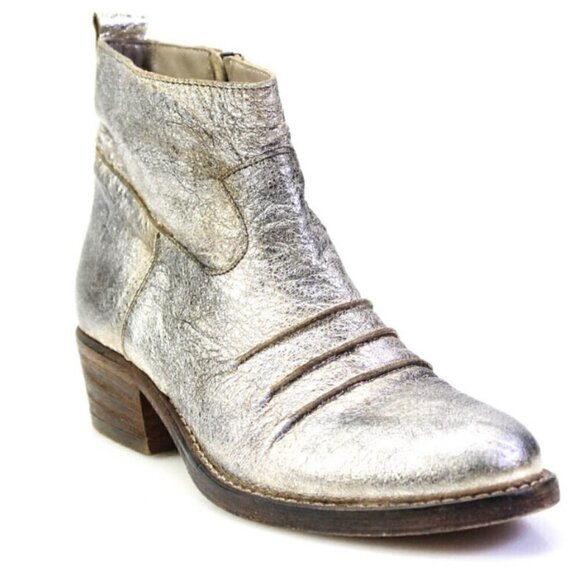 Elena Iachi Ankle boots‎ in Distressed Metallic leather, Size 37EU - Picture 14 of 14